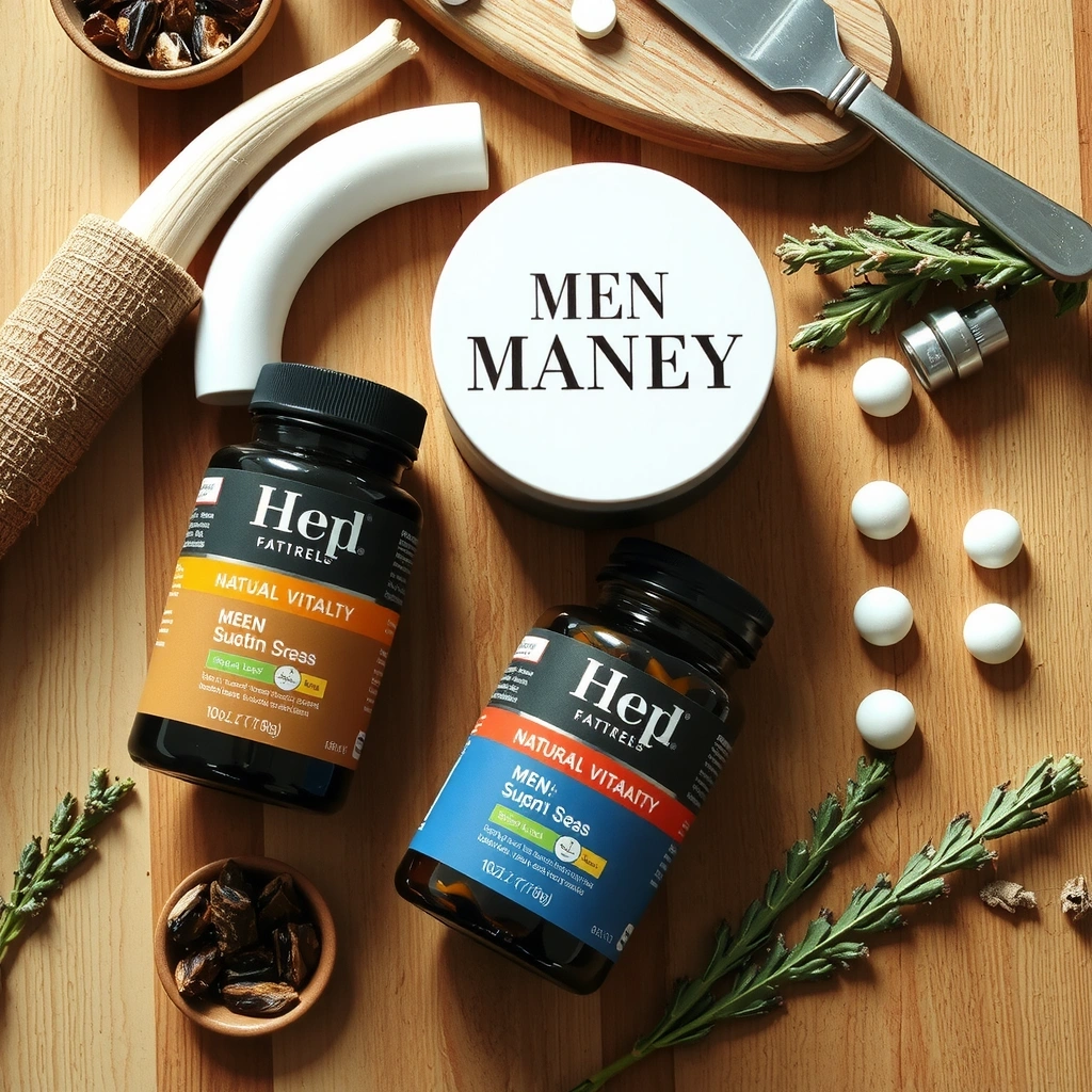 Men's vitality supplements collection